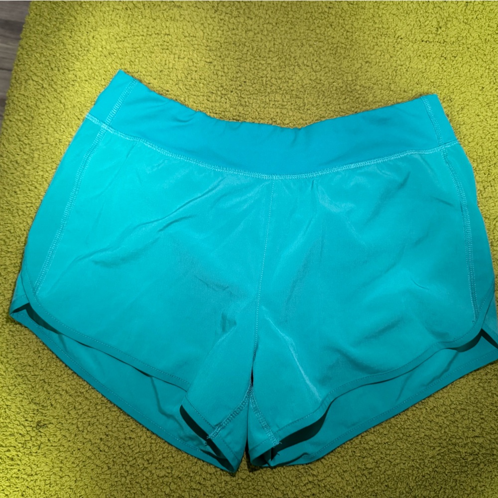 Athletic Works Teal Activewear Running Shorts - Small